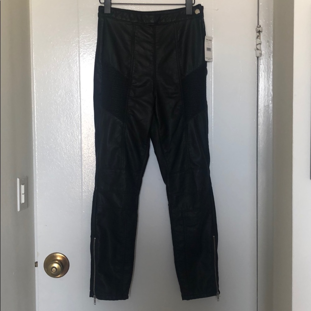 FREE PEOPLE Faux leather pants